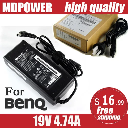 

MDPOWER For BENQ 19V 4.74A 90W universal notebook power adapter charger cord
