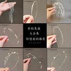 Женский обруч для волос Yunbo Acc, золотистый, серебристый, металлический обруч для волос, милые свадебные аксессуары для волос, тиара, элегантный обруч для волос для девушек, A414