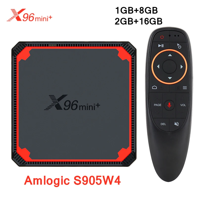 ТВ-приставка X96 Mini plus Amlogic S905W4 4 ядра Android 9 0 2 + 16 ГБ ГГц | Электроника