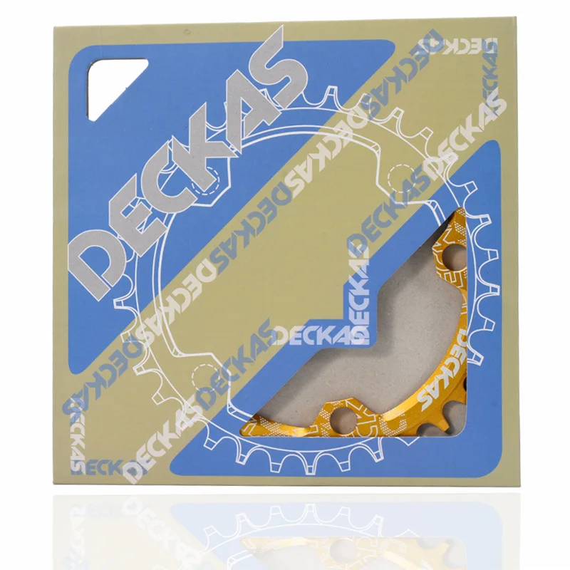 Оригинальный DECKAS MTB положительный и отрицательный зуб диск одиночный горный