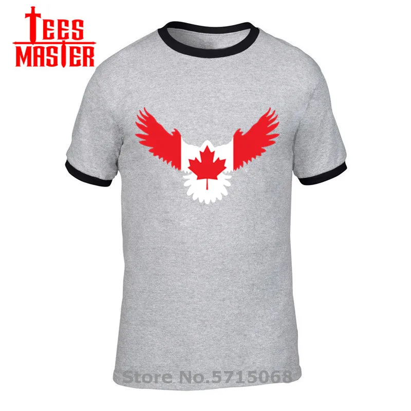 Орел флаг Канады молодой человек футболка 2020 высокое качество модные