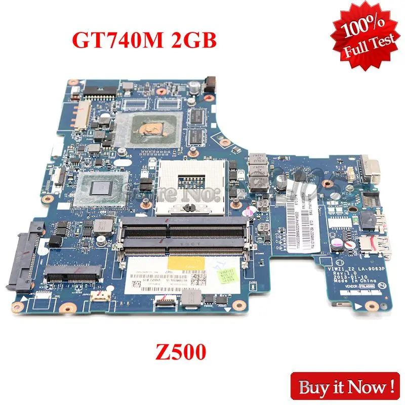 Материнская плата NOKOTION VIWZ1 Z2 для ноутбука Lenovo IdeaPad Z500 материнская DDR3 GT740M