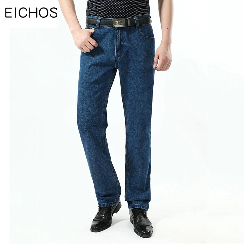 Джинсы мужские классические прямые из 100% хлопка на осень|Мужские джинсы| |