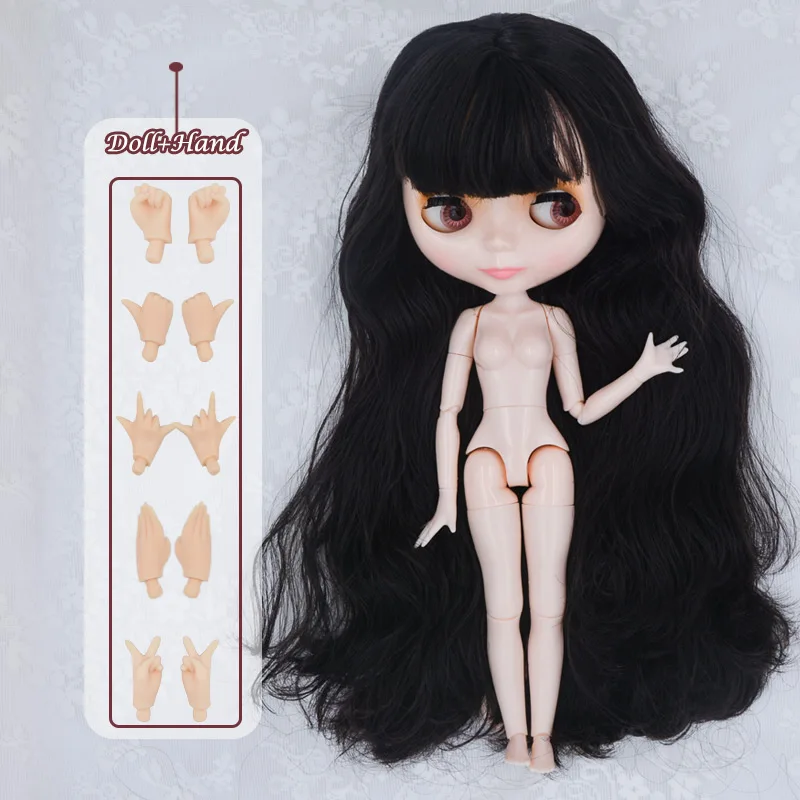HNBL07 Куклы блайз Blyth кукла BJD, кукла блайз Neo Обнаженная кукла Blyth уникальные, куклы бжд непрозрачные куклы лица могут изменить макияж и платье DIY, 1/6 мяч соединены куклы SO29 - Цвет: HNBL07