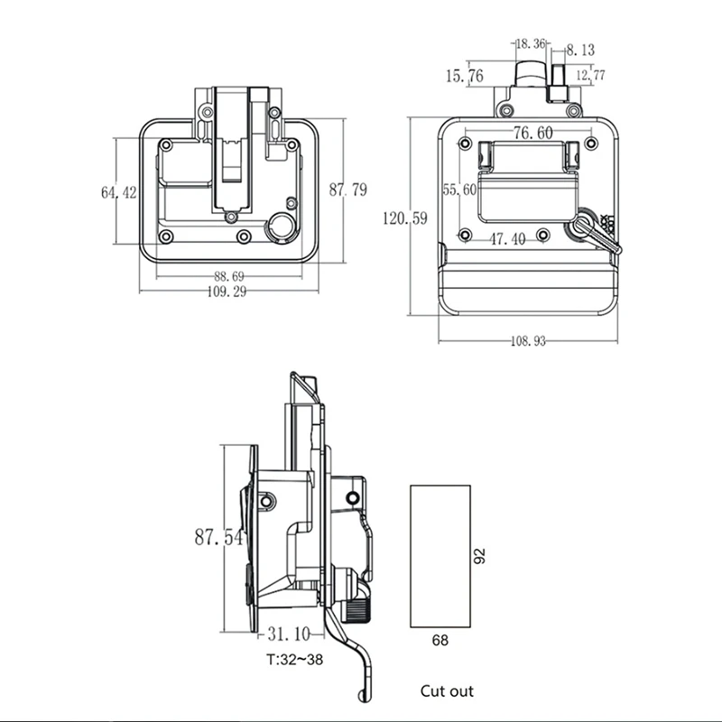

RV Deadbolt Camper Travel Trailer