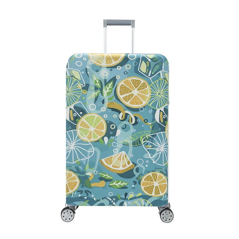 Color 10 Толстый дорожный Багаж защитный чехол костюм чехол Baggag эластичный чехол для чемодана аксессуары для путешествий применимы к 18-32 дюймов - Цвет: Color 10