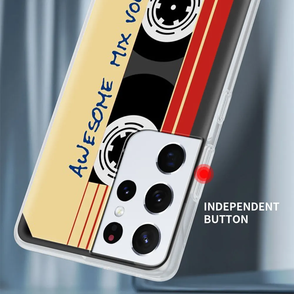 

Silicone Phone Case For Samsung Galaxy S21 Ultra S20 FE 5G S10e S10 S9 S8 S20 Plus S7 Fashion Retro Tape Cute Cover Coque Fundas