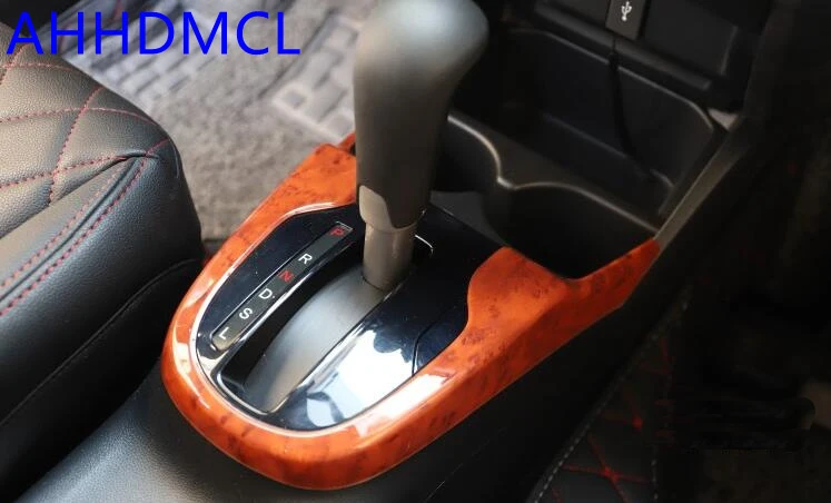 

Car Interior Mouldings Modification Decorative Trim Frame Interior Sequins Mahogany Color For Fit 2014 2015 2016 2017 2018