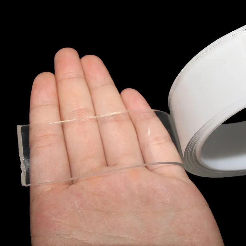 1 рулон м длинная Волшебная прозрачная двусторонняя лента захватывающая супер