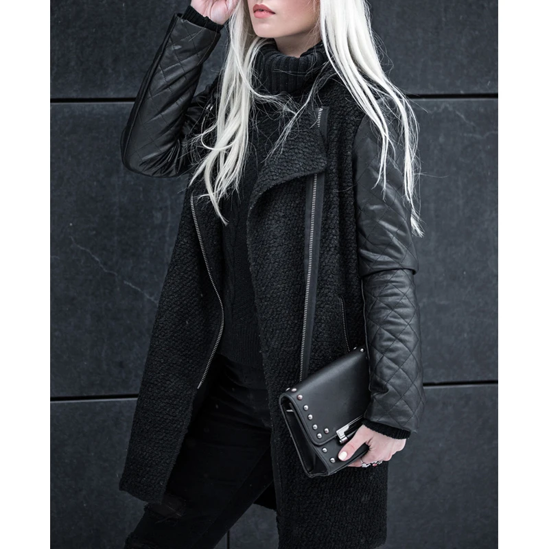 Ветровка куртка осенняя и зимняя с боковой молнией кардиган пальто Повседневная