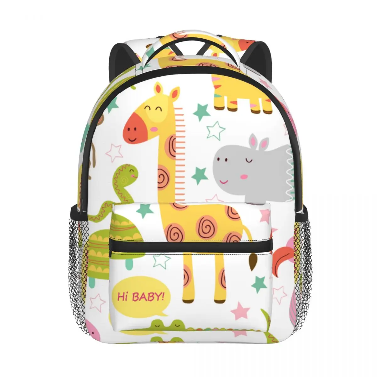 Children Bag Cute Jungle Animals Kids Bag Kindergarten Preschool Backpack for Boys Girls 3-4-6 Years Old