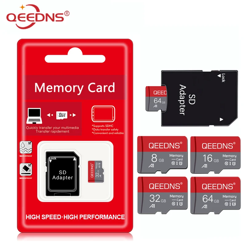 

Smart SD Memory card For Phone High Speed 8GB 16GB 32GB 64GB Mini sd card Flash Drive 128GB Class 10 Cartao De Memoria TF Card