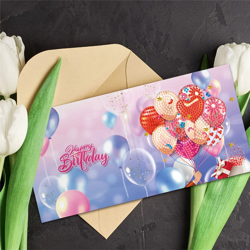 Tarjeta de felicitaci&oacute;n de Acci&oacute;n de Gracias, 12 piezas, mosaico bordado, punto, tarjeta de cumplea&ntilde;os-5