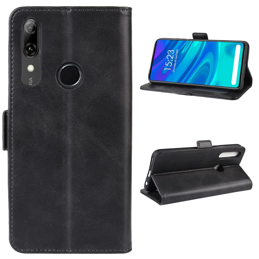 Чехол для телефона huawei P Smart Z Флип PU кожаный чехол силиконовый Y9 Prime 2019 чехлы