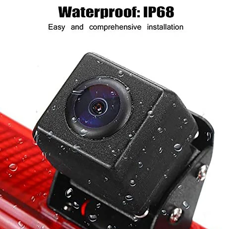 

Car Rear View 3Rd Brake Light Parking Camera CMOS for Caddy 2003-2015 Waterproof 170 degree Night Vision Camera