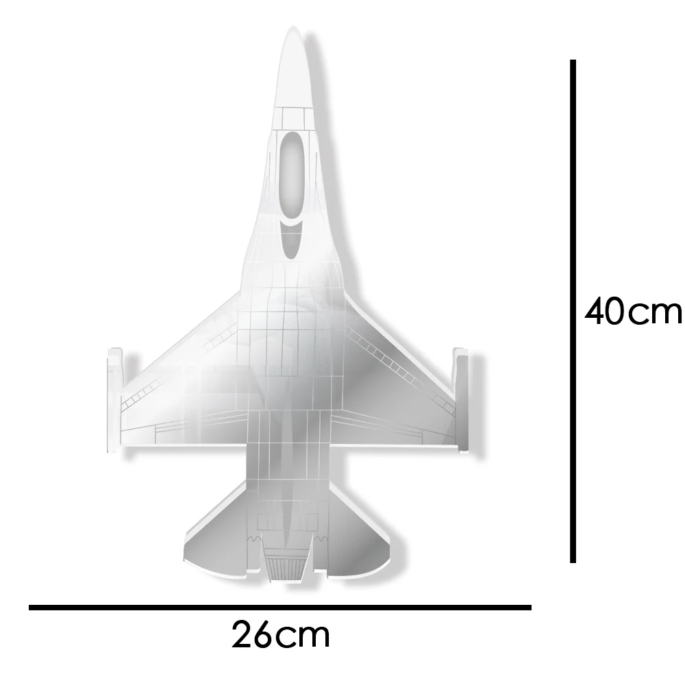 

F-16 Fighting Falcon Jet Mirror Wall Light Combat Aircraft Airplane Aviation Multi Colors Changeable Novelty Lighting Wall Sign