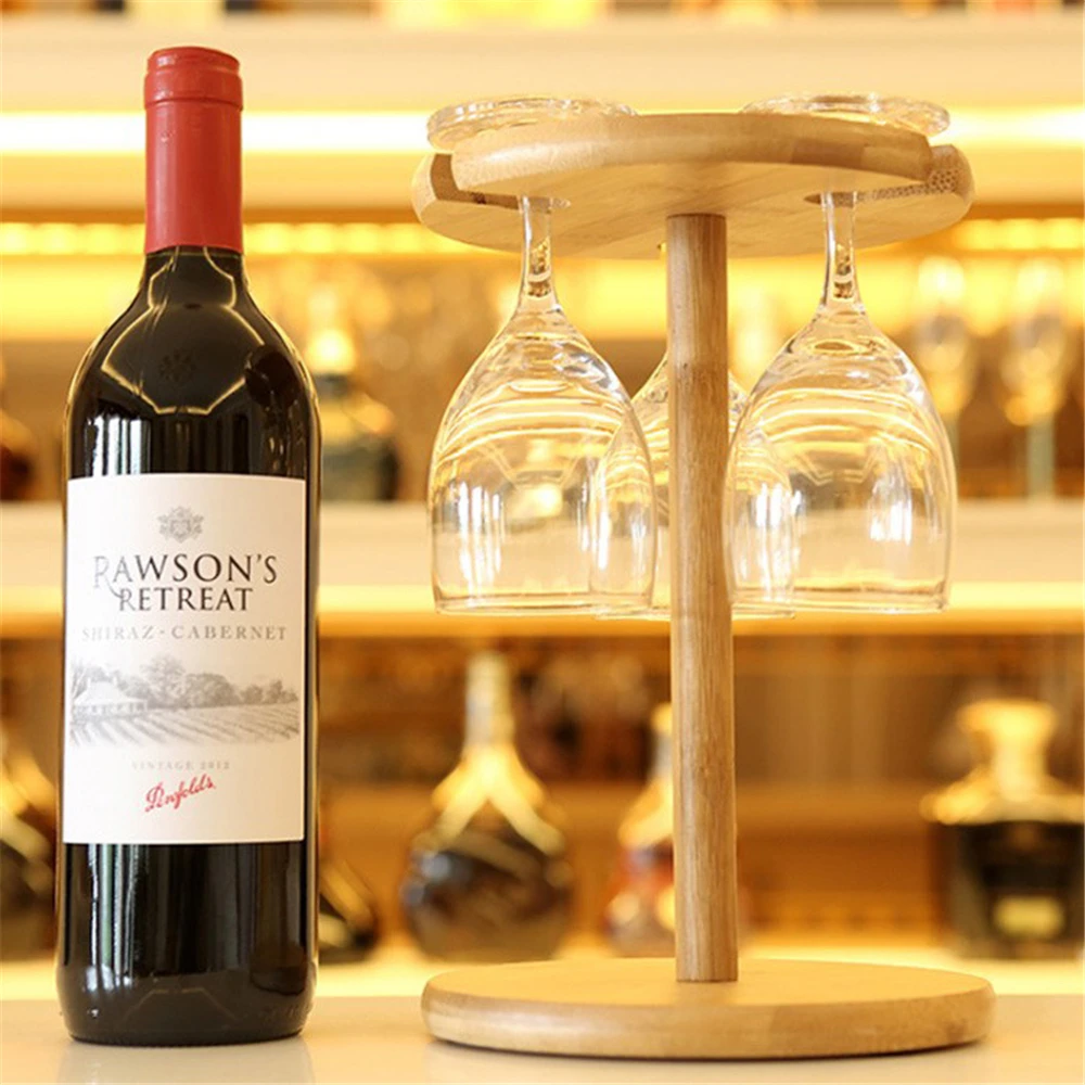 Европейский стиль деревянный винный стеллаж для вина стеклянная сушилка