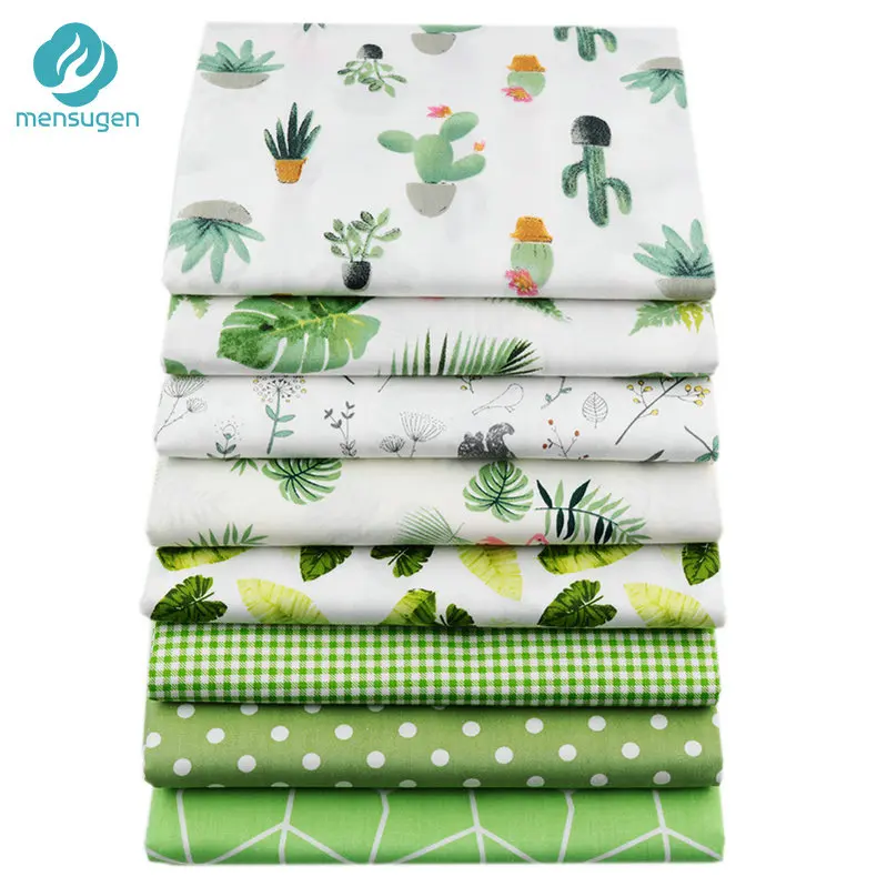 8pcs 20cmx25cm 20 см x 25 см и 25 см x 25 см хлопчатобумажная ткань с принтом для шитья стеганые ткани для лоскутного рукоделия ручной работы - Цвет: 8pcs 20cmx25cm