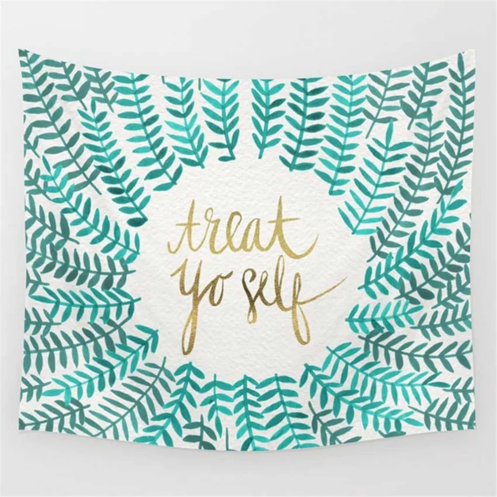 Богемный тропический лес полиэстер тканевый настенный гобелен пляжное одеяло