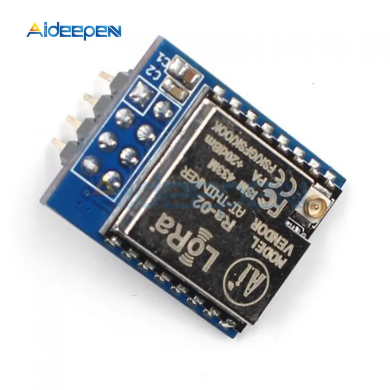 SX1278 LoRa модуль 433 м 10 км Ra-01 Ra-02 Ai-Thinker беспроводной расширенный спектр передачи разъем для умного дома доска «сделай сам» - Цвет: LoRa RA-02 SPI