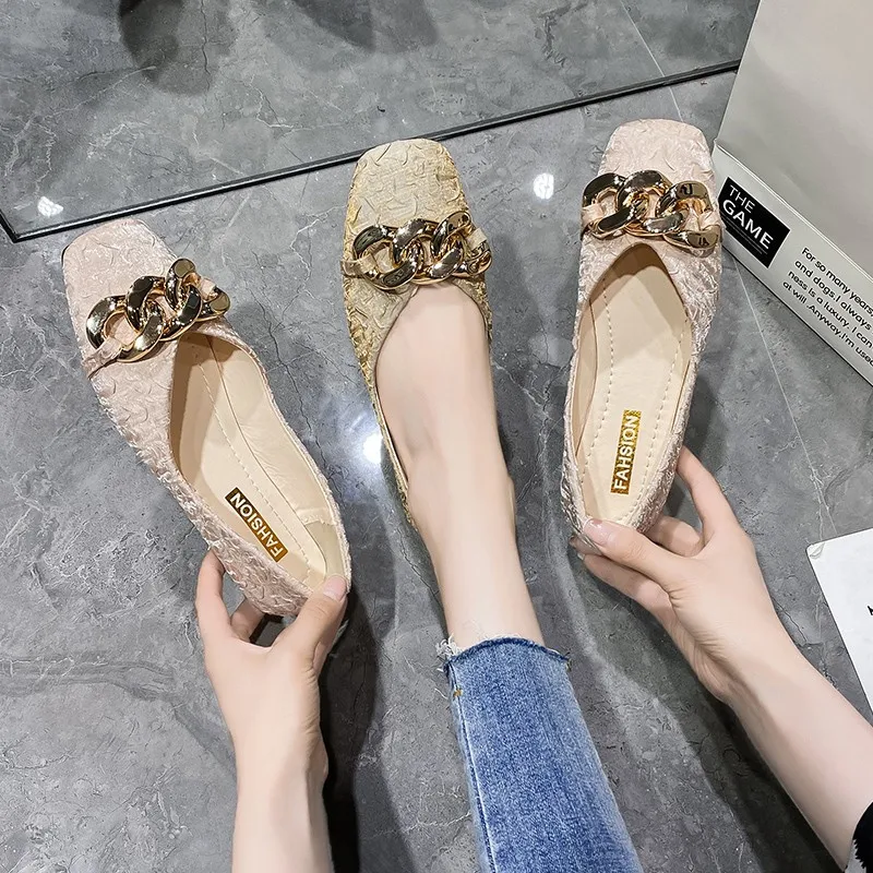 

Женские мокасины на плоской подошве, туфли-лодочки с квадратным носком и мягкой квадратной подошвой для вечеринки или свадьбы, 2021