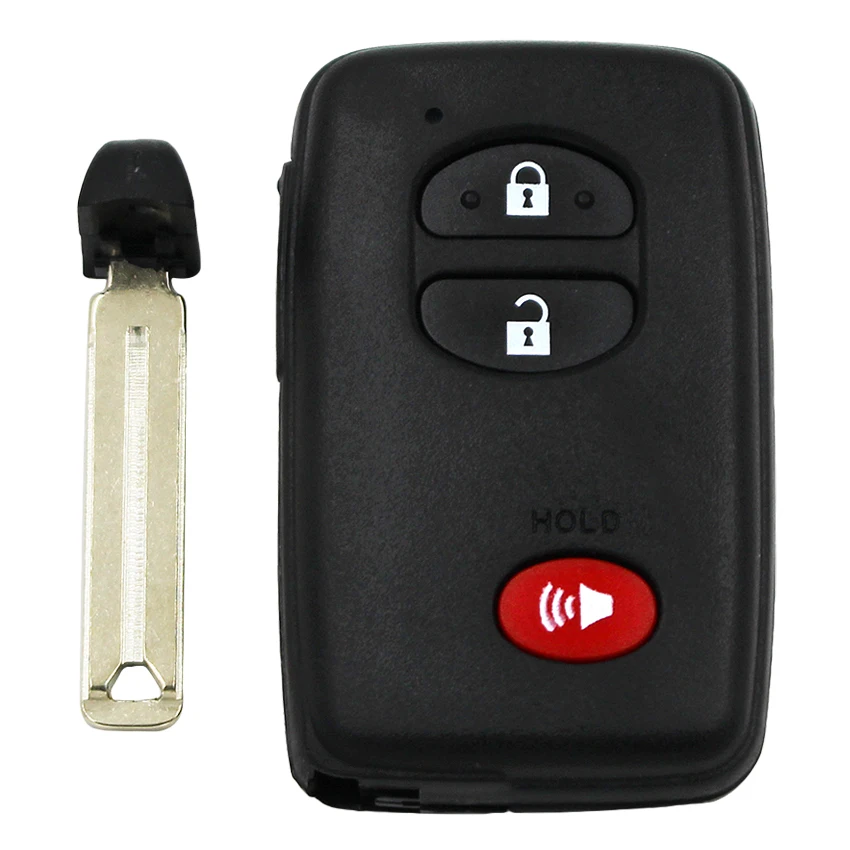 Новый умный дистанционный чехол для ключей 2 + 1 кнопка Toyota 4runner Land cruiser Prius|Ключ от