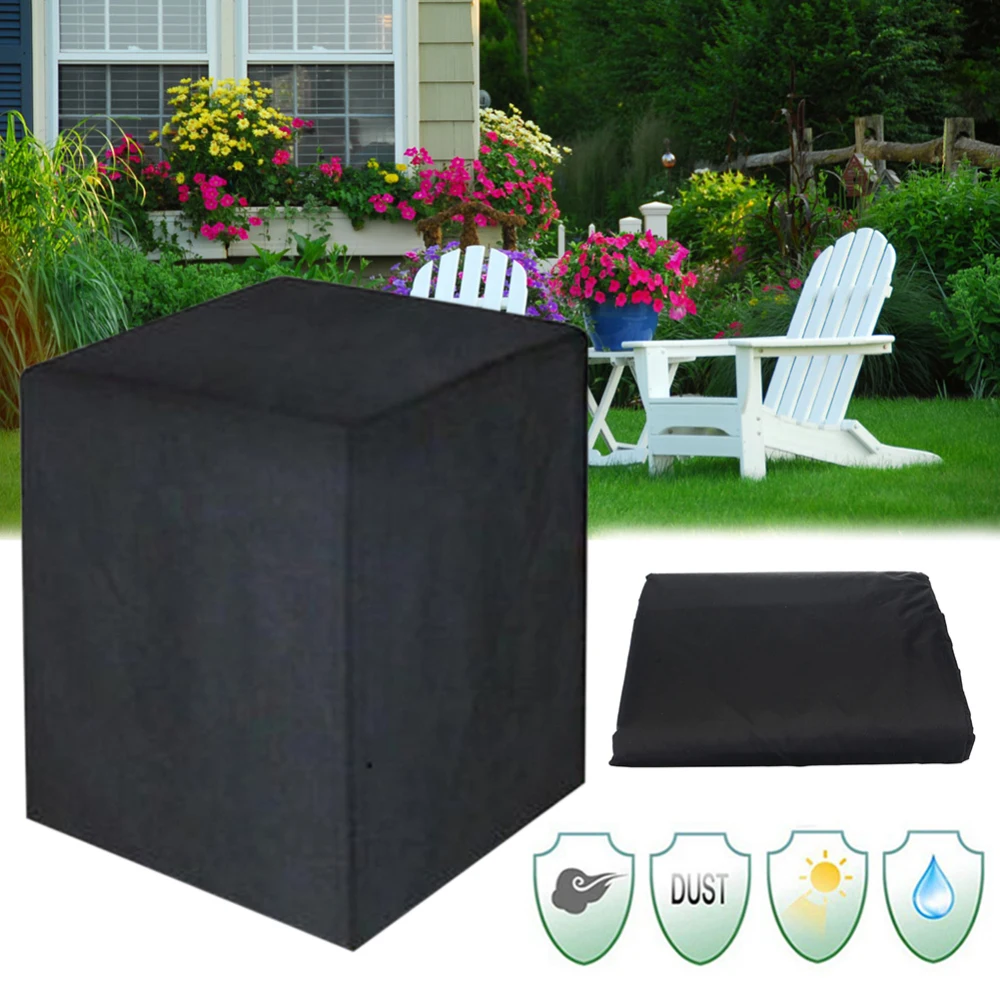 

Размер, черная, Водонепроницаемый Шашлык Гриль барбекю Крышка снаружи против пыли Защитная крышка для газового древесного угля Электричес...