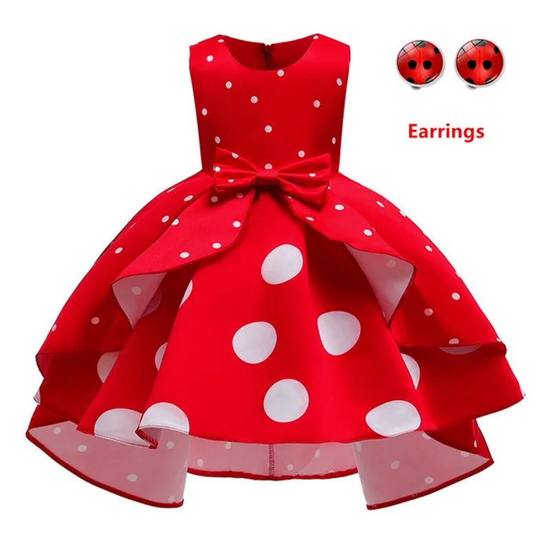 Платье для косплея девочки RedBug из маринетта Пурим детское платье на день