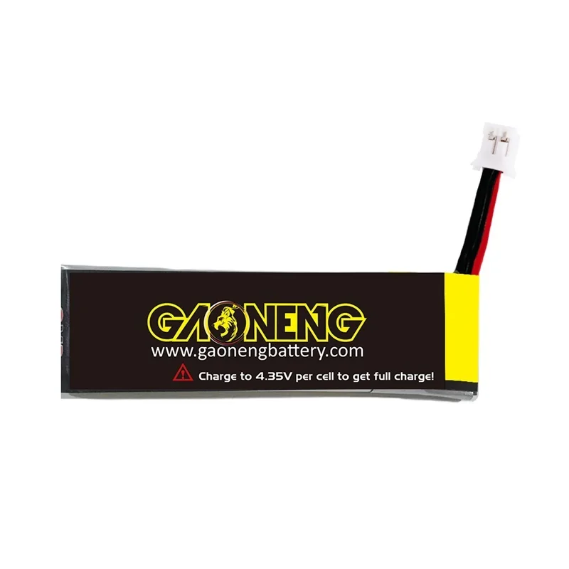 

GAONENG GNB 3.8V 660Mah 1S HV Lipo Battery +Charger 90C/180C 4.35V With PH2.0 Plug For Emax Tinyhawk King Kong Ldarc TINY7 Drone