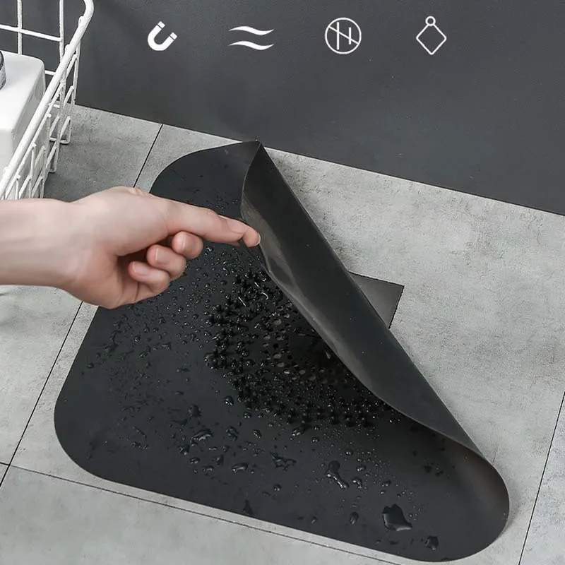 

Floor Drain Cover Anti Clogging Silicone Filter Screen Waterproof Durable Household Floor Drain Pad for Kitchen Bathroom Sink