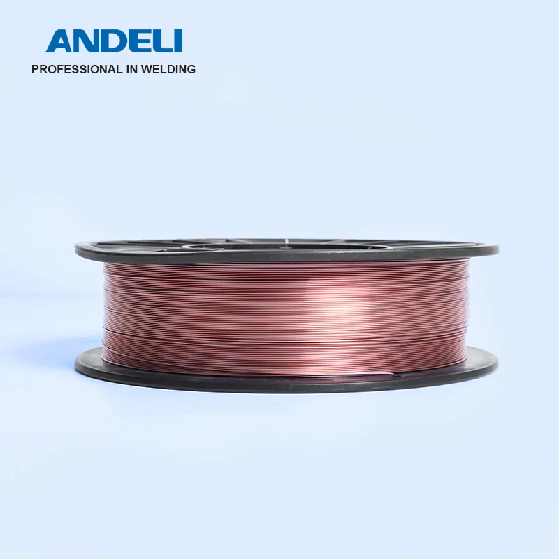 Углеродистая сталь ANDELI 0 8/1 мм 1 кг газовая экранированная сварочная проволока