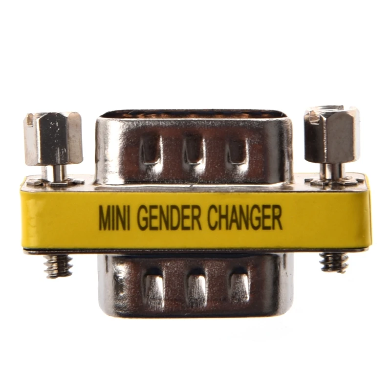 

HD15 (VGA) Male / HD15 (VGA) Male, VGA Mini Gender Changer (For PC)