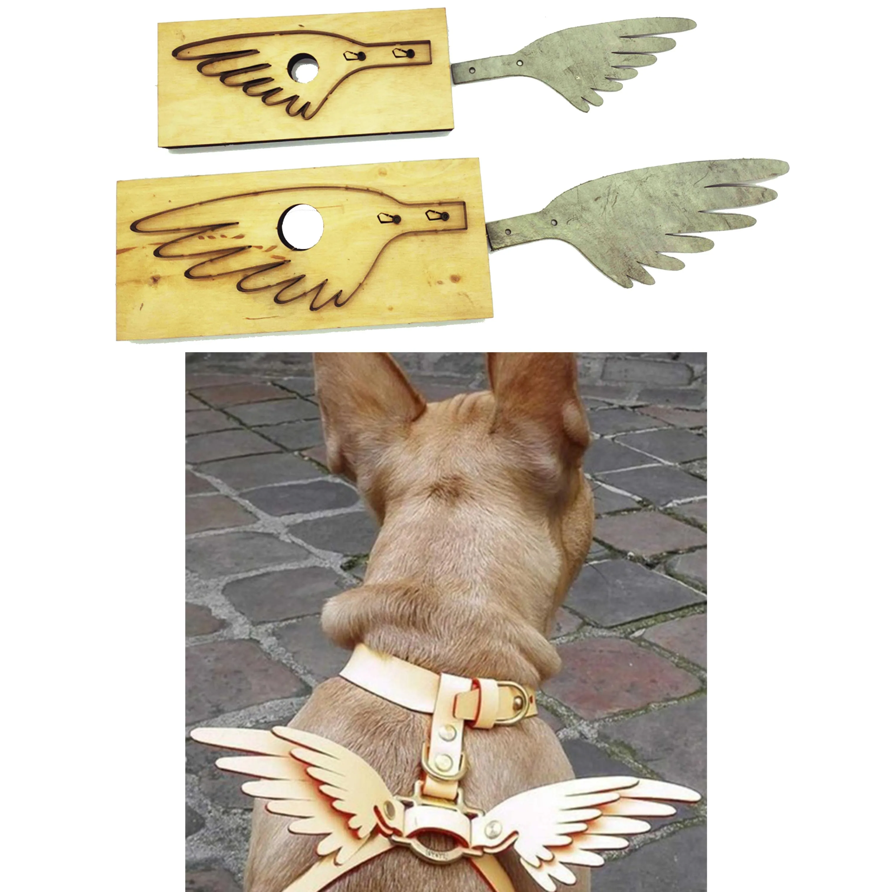 2 шт Япония стальное лезвие поделки кожаный головной убор крыло деревянная под