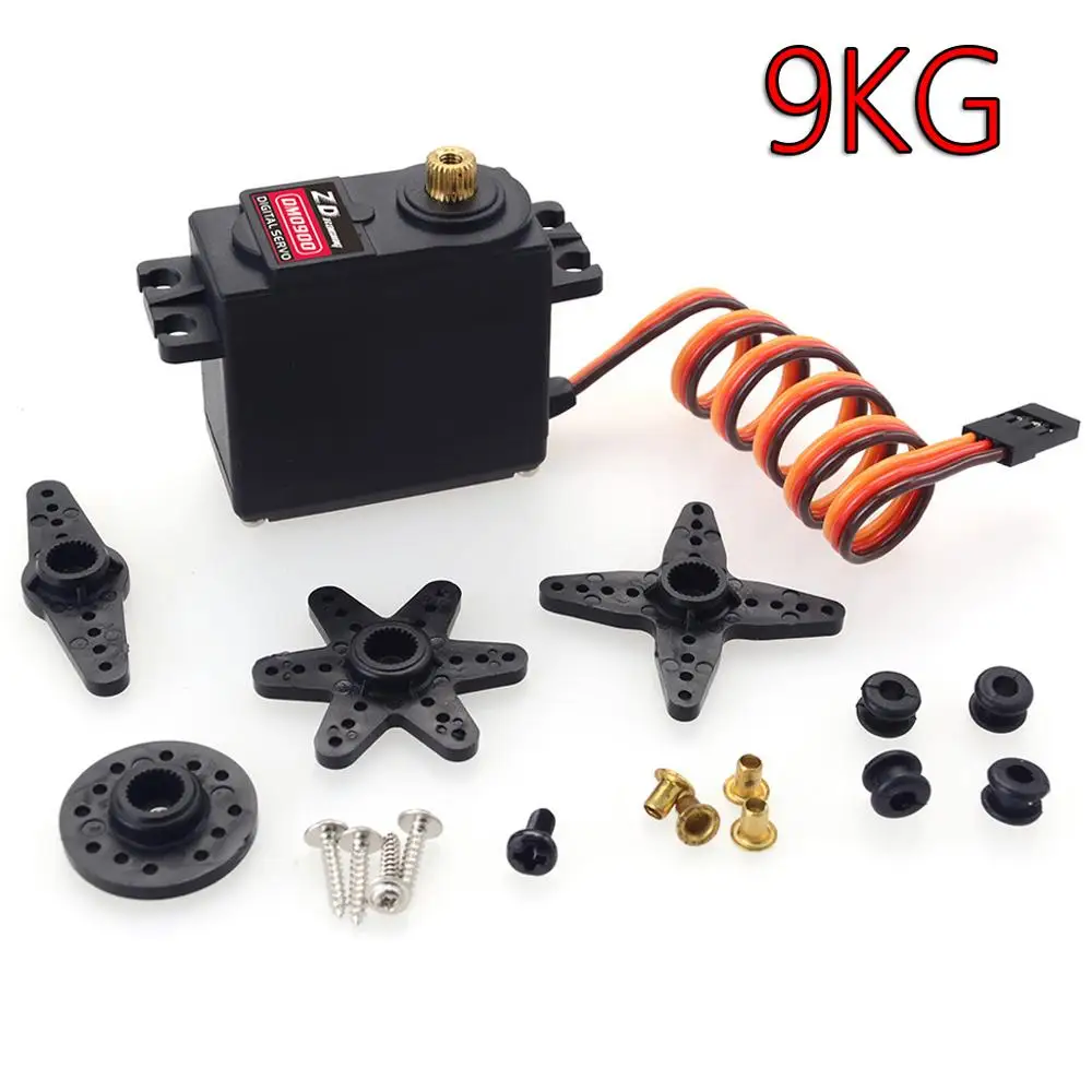 

Аналоговый сервопривод 9 кг, металлическая шестерня с высоким крутящим моментом для радиоуправляемого автомобиля 1/8 1/10, Redcat Traxxas HPI HSP Kyosho Team Absima Hobao LRP DF FS