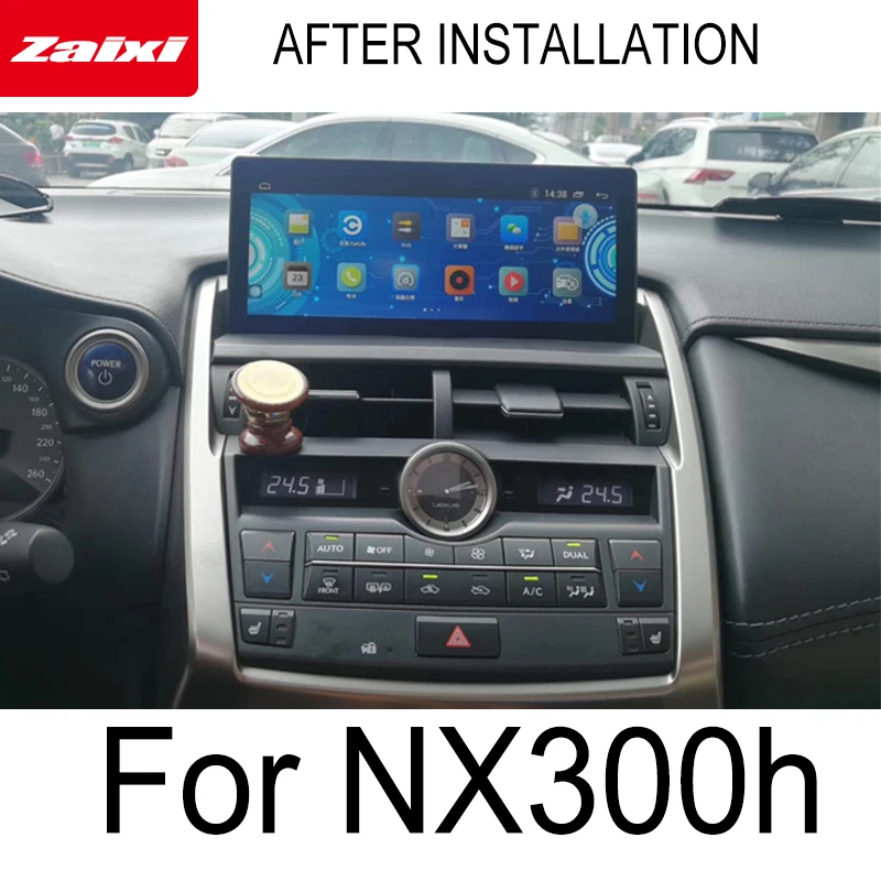 Автомобильный мультимедийный плеер ZaiXi 10 25 дюйма Android для Lexus NX 300h NX300h 2014 2017