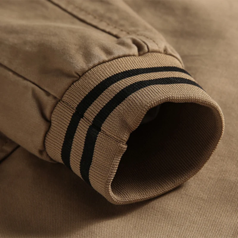 

2019 Brand New Spring Autumn Men Casual Jacket Coat Men's Fashion Washed Cotton Brand-Clothing Jackets Male Coats