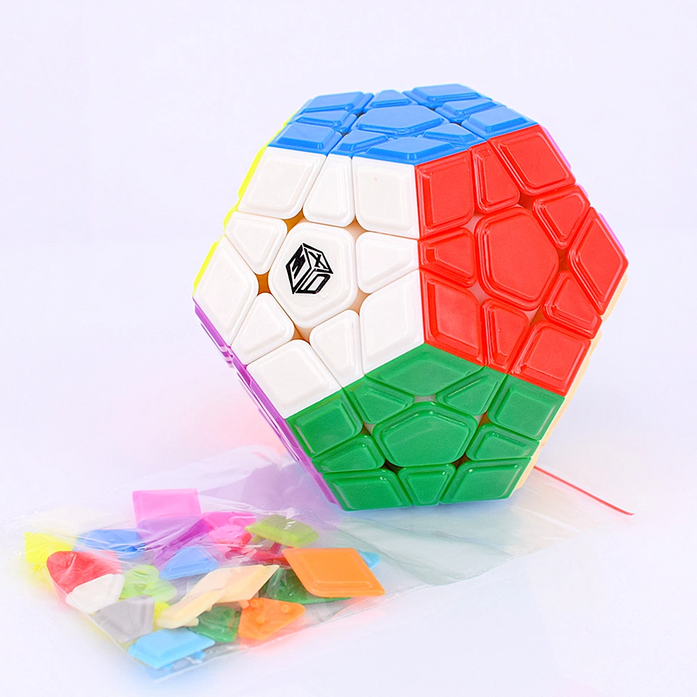 Кубик Рубика Qiyi X Man Galaxy V1 3x3x3 Megaminx 3x3 пазл с обычной скоростью 12 Сторон