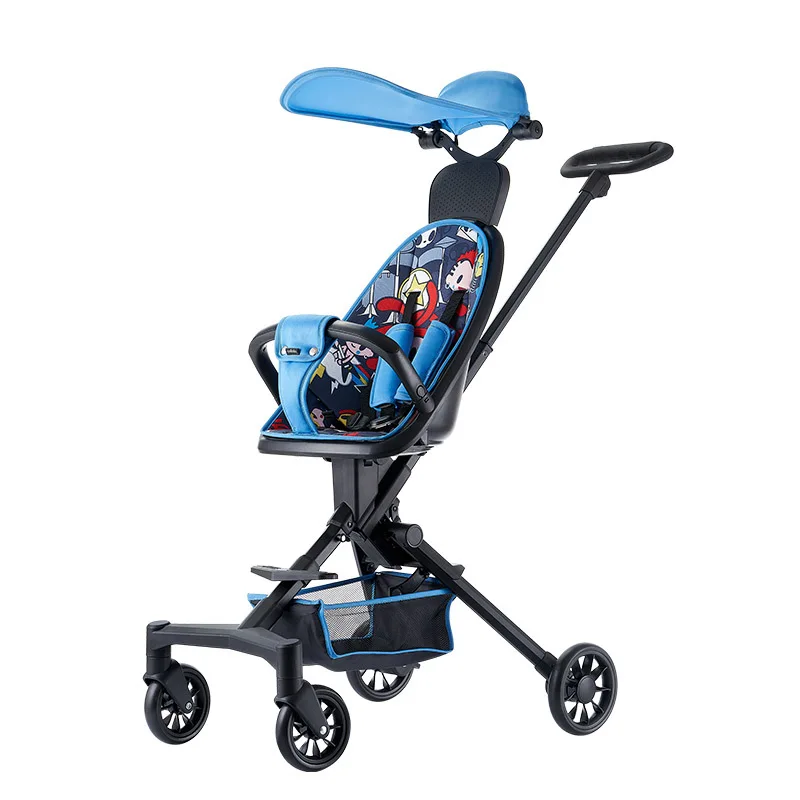 Cool Baby  Baby Walk Artifact Lightweight Foldable Child Two-Way Baby Walk Stroller Baby High Landscape Stroller