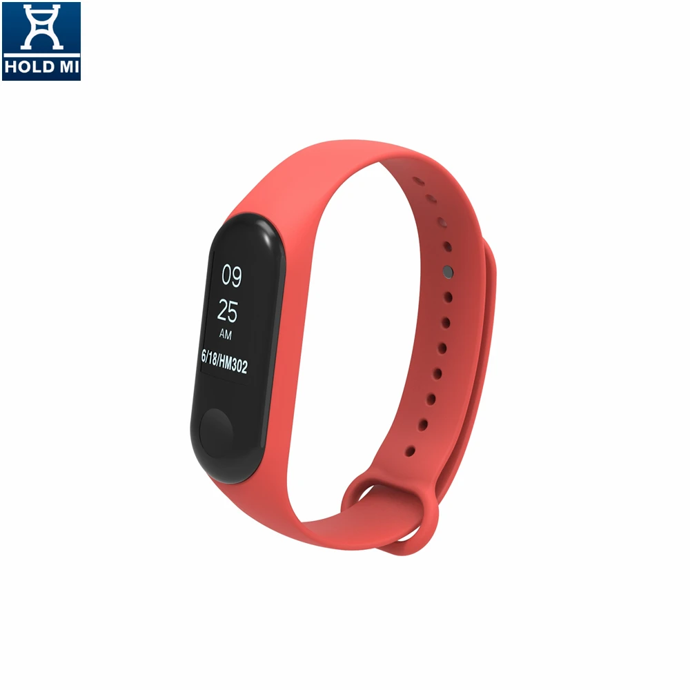 Отличный силиконовый браслет HOLD mi для Xiaomi Band 4 аксессуары умных часов band 4|Ремешки