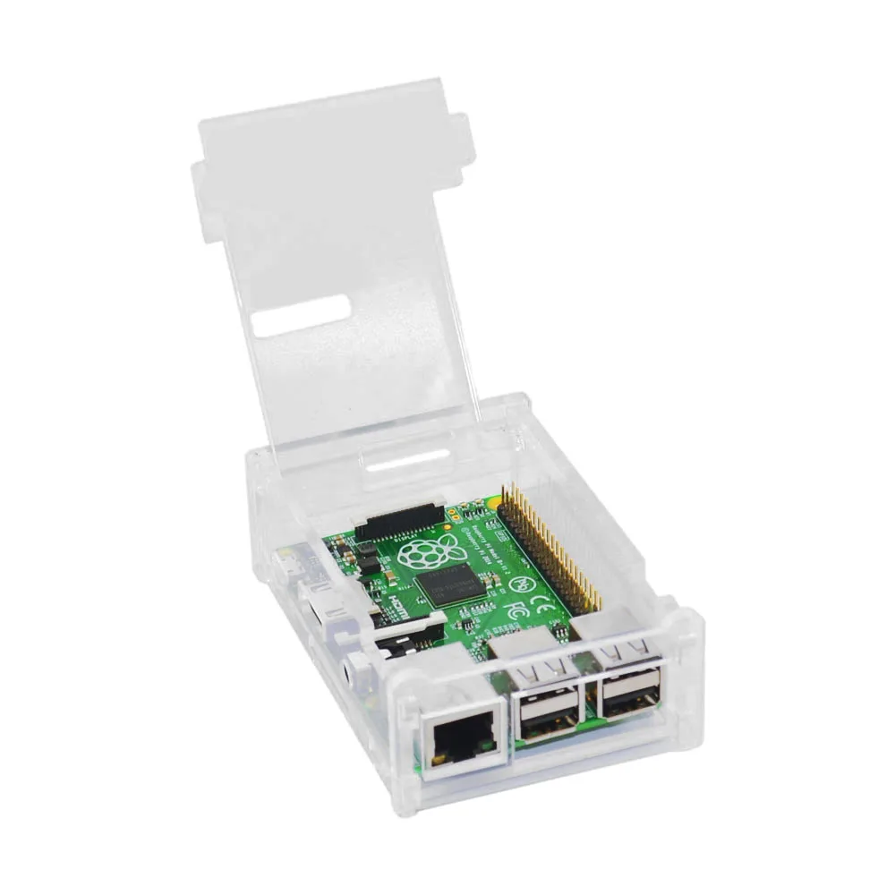 Прозрачный акриловый чехол для Raspberry Pi 3 B (без платы Pi) | Электронные компоненты и