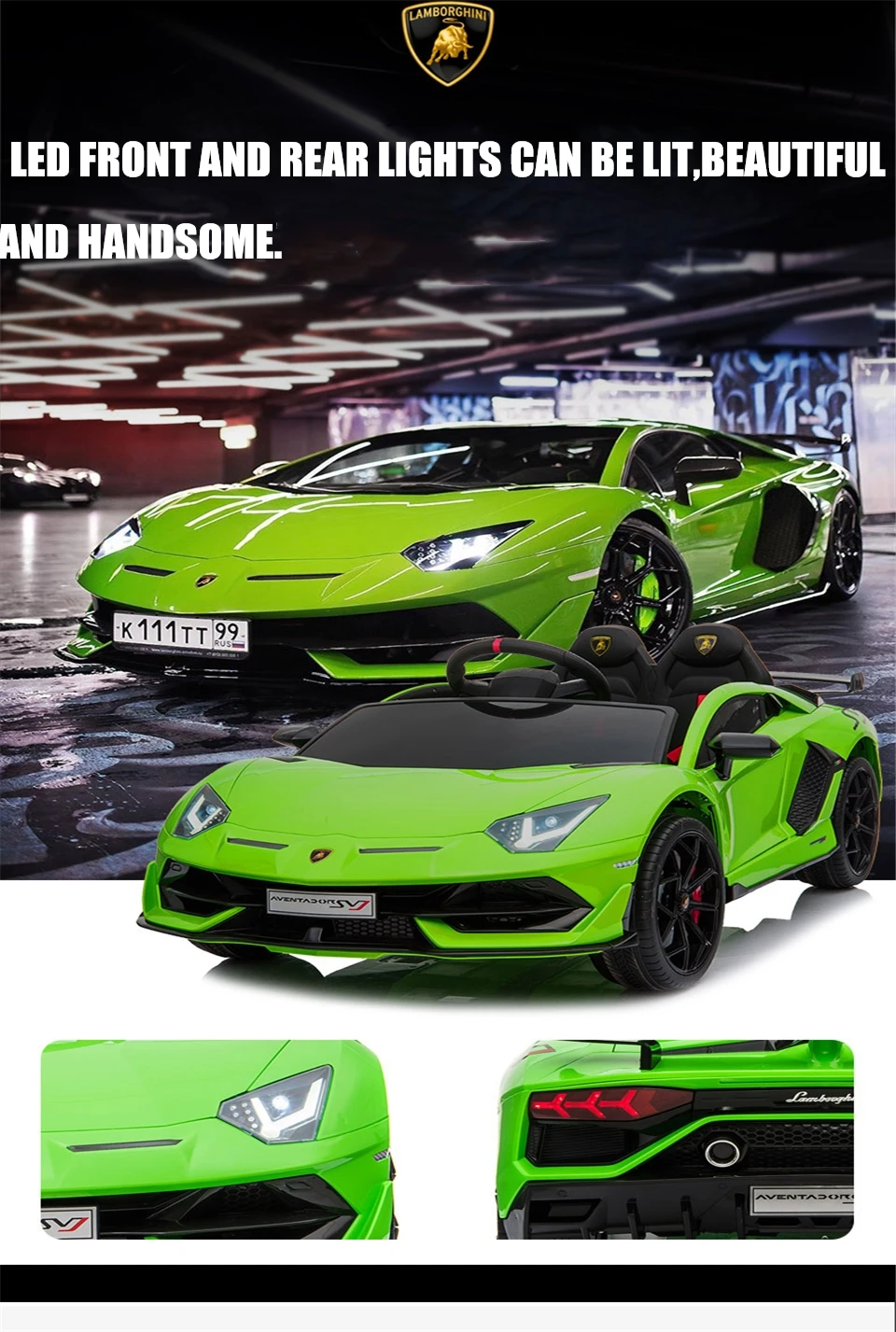 Lamborghini Детский Электрический автомобиль четырехколесный супер пульт дистанционного управления Детская электрическая машина детская игрушка автомобиль может сидеть человек