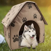hot sale dog house delicate texture foldable dog house small footprint pet bed tent portable travel cat puppy kennel