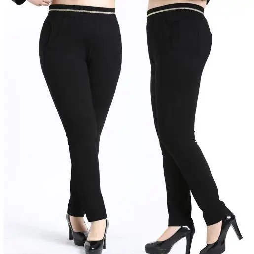 Женские брюки 2020 лето осень элегантные женские плюс размер обтягивающие с