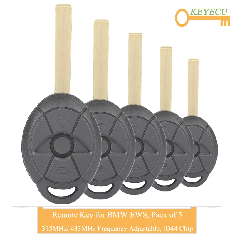 KEYECU 5 шт. EWS пульт дистанционного управления автомобильный ключ для старого BMW Mini