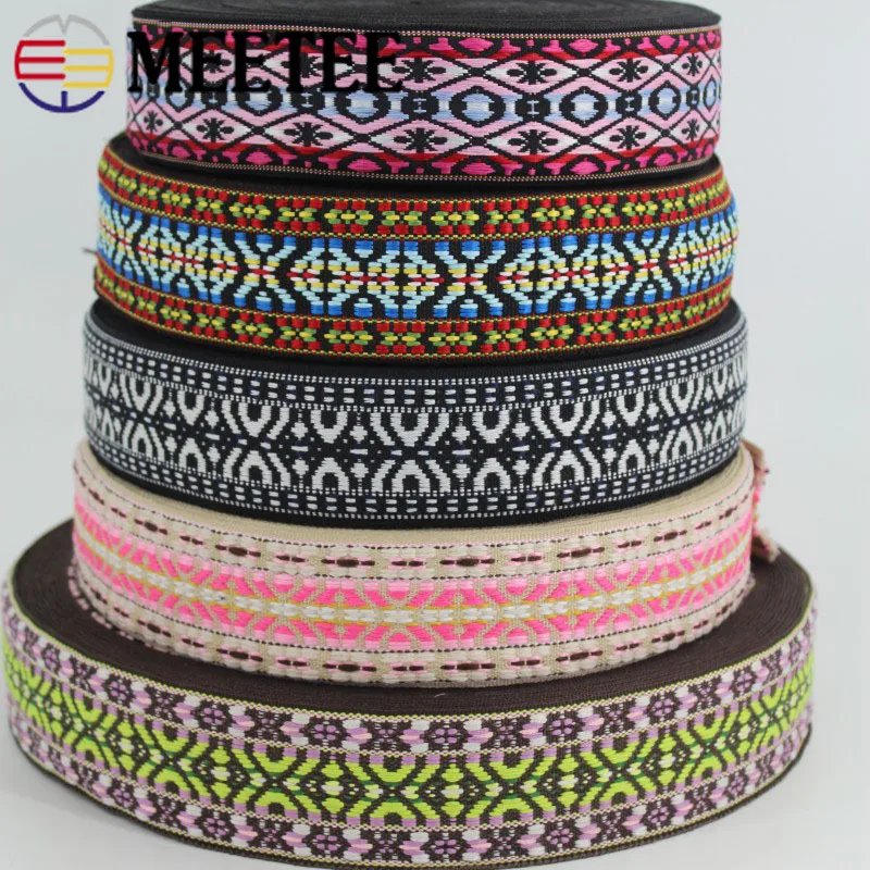 4 м 50 мм вышитый жаккард тесьма этнические кружевные ленты для сумки ремень