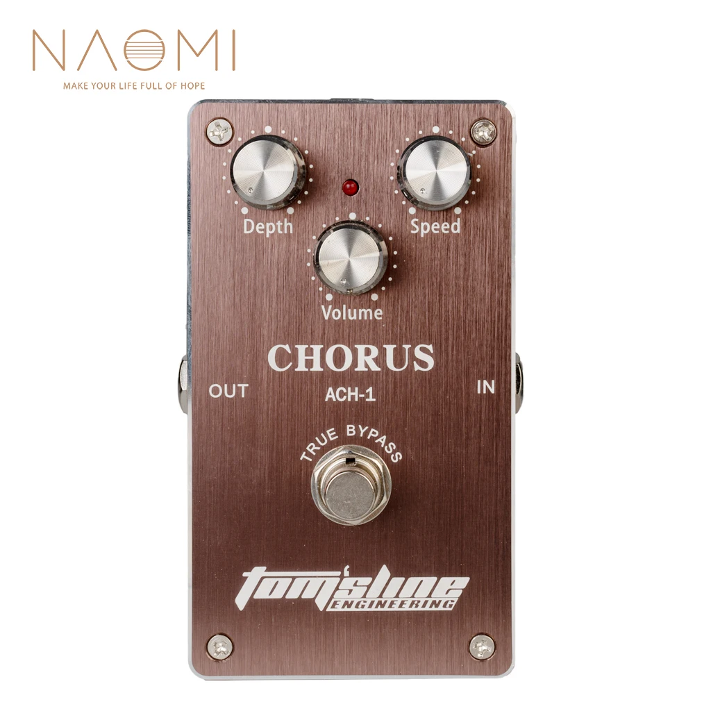 NAOMI Aroma новая Инженерная педаль TOM'SLINE гитарная с эффектом ACH 1 CHORUS TRUE BYPASS|true