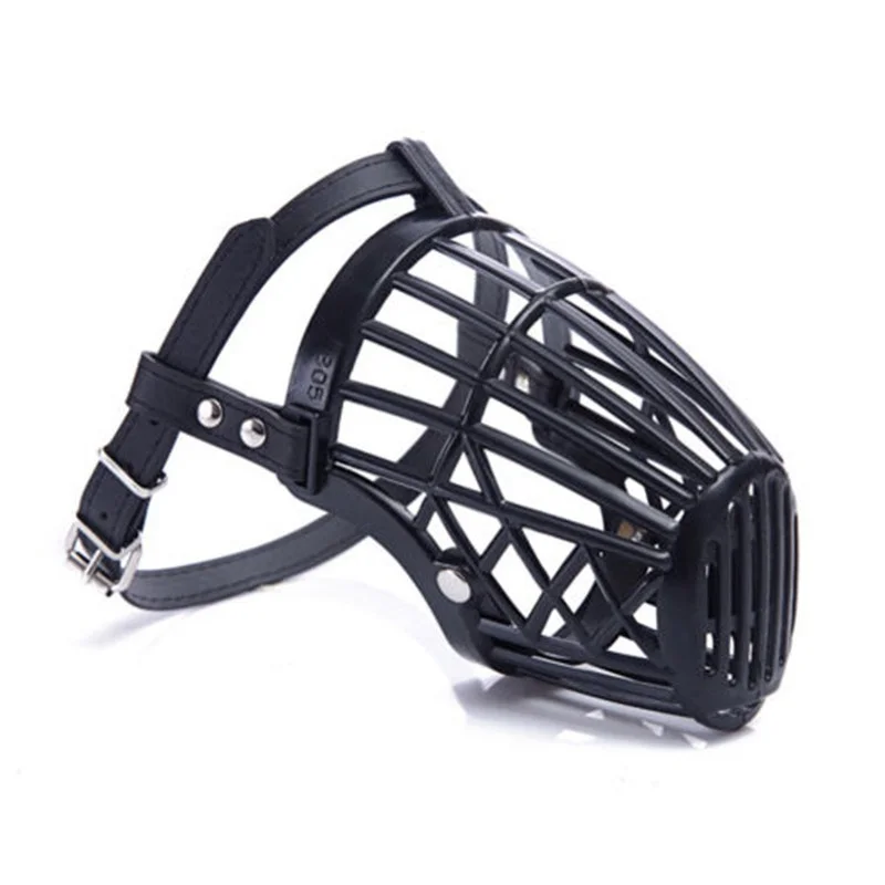 

Adjustable basket mouth bark bite chew 1X Muzzle cover for dog training