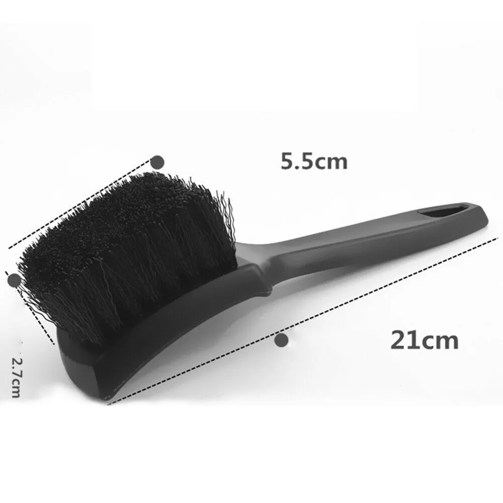 

Accessory Wheel Tire Brush Auto Black Detailing Hand Parts Replace Rim