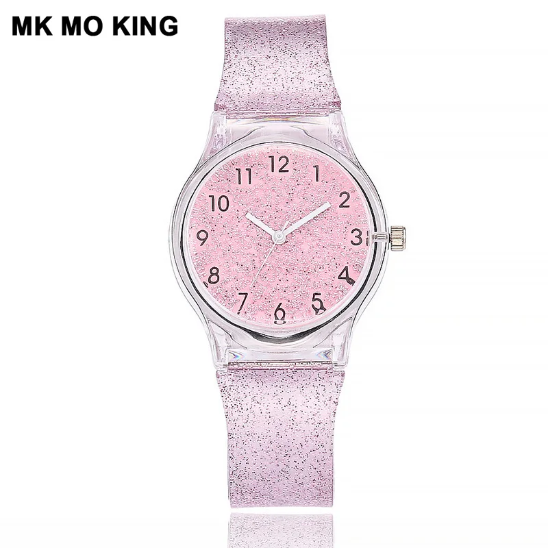 Silicone Transparent Plastic 2019 Women Watches Lovely Unique Ladies Girls Dress Quartz Wrist Watch Relogio Feminino Regarder | Наручные