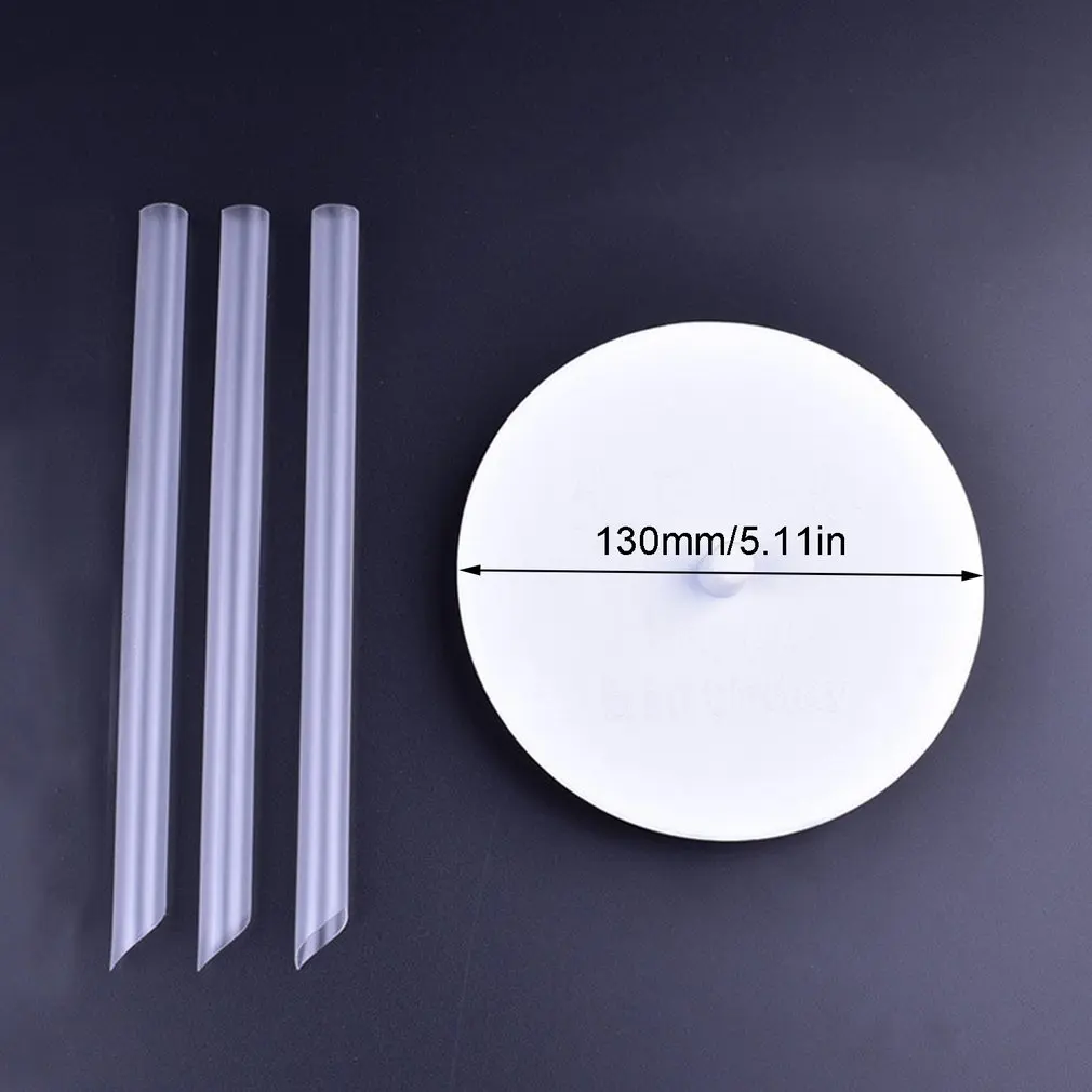 

Practical Rack Multi-layer Shelf Dessert Stands Baking Tools Layered Piling Gasket Suse Bottom Tray +3 Pcs Straw